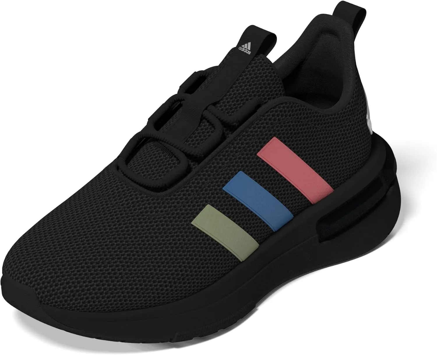 adidas Racer TR23 Sneaker, Black/Silver Metallic/Black, 13.5 US Unisex Little Kid