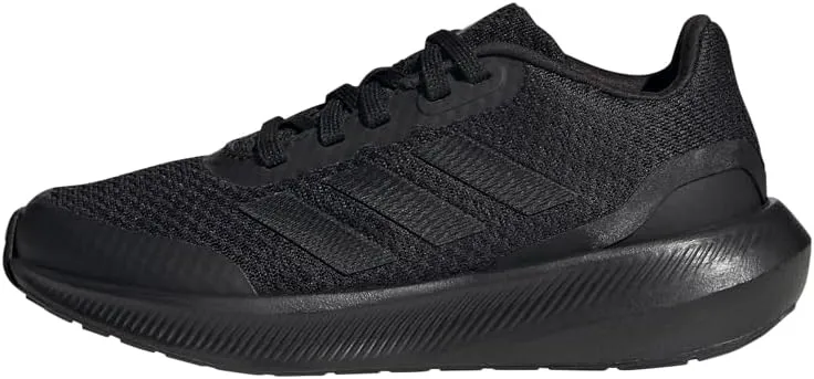 adidas Runfalcon 3 Lace Shoes, Running Shoes Unisex Children, Core Black, Core Black, Core Black, 35 EU