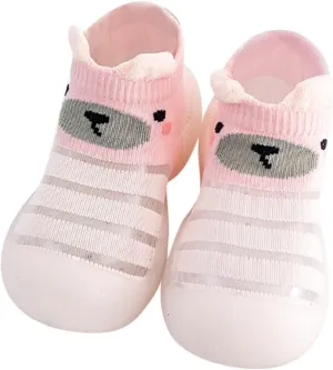 Baby Girl Shoes,Baby Sock Shoes Newborn Boys Girls Cartoon Breathable Mesh Summer First Walking Shoes 0-3 Years