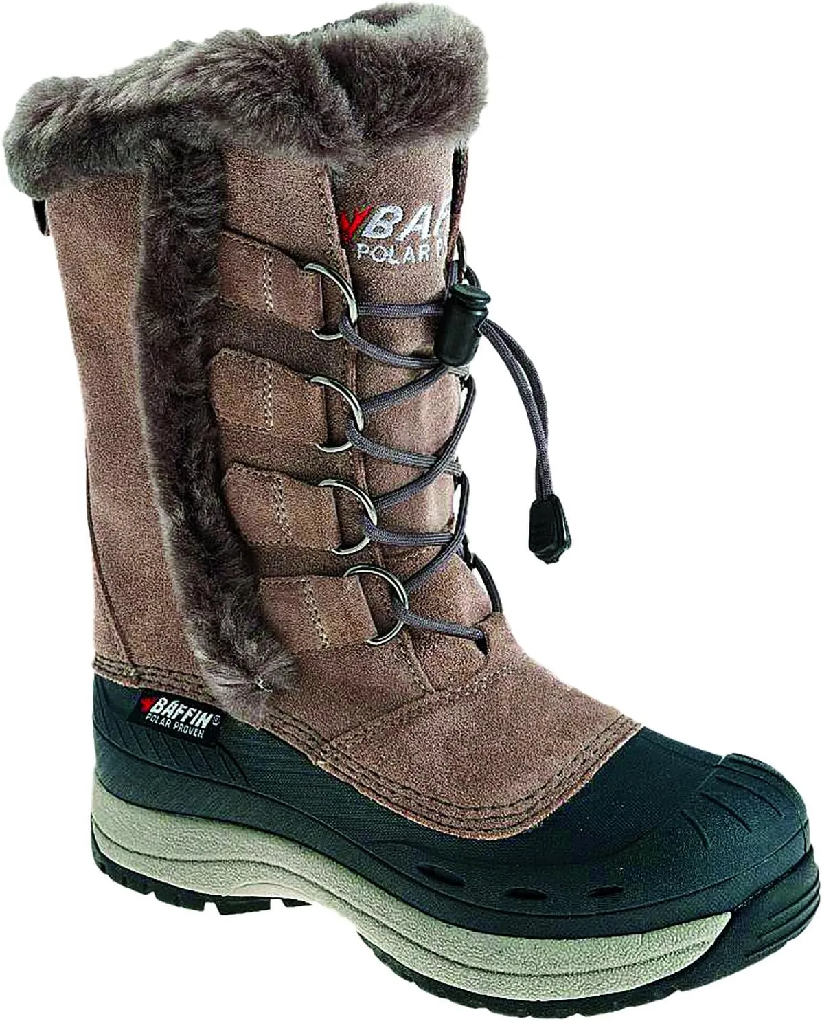 Baffin Chloe Womens Snowmobile Boots Taupe/brown 11