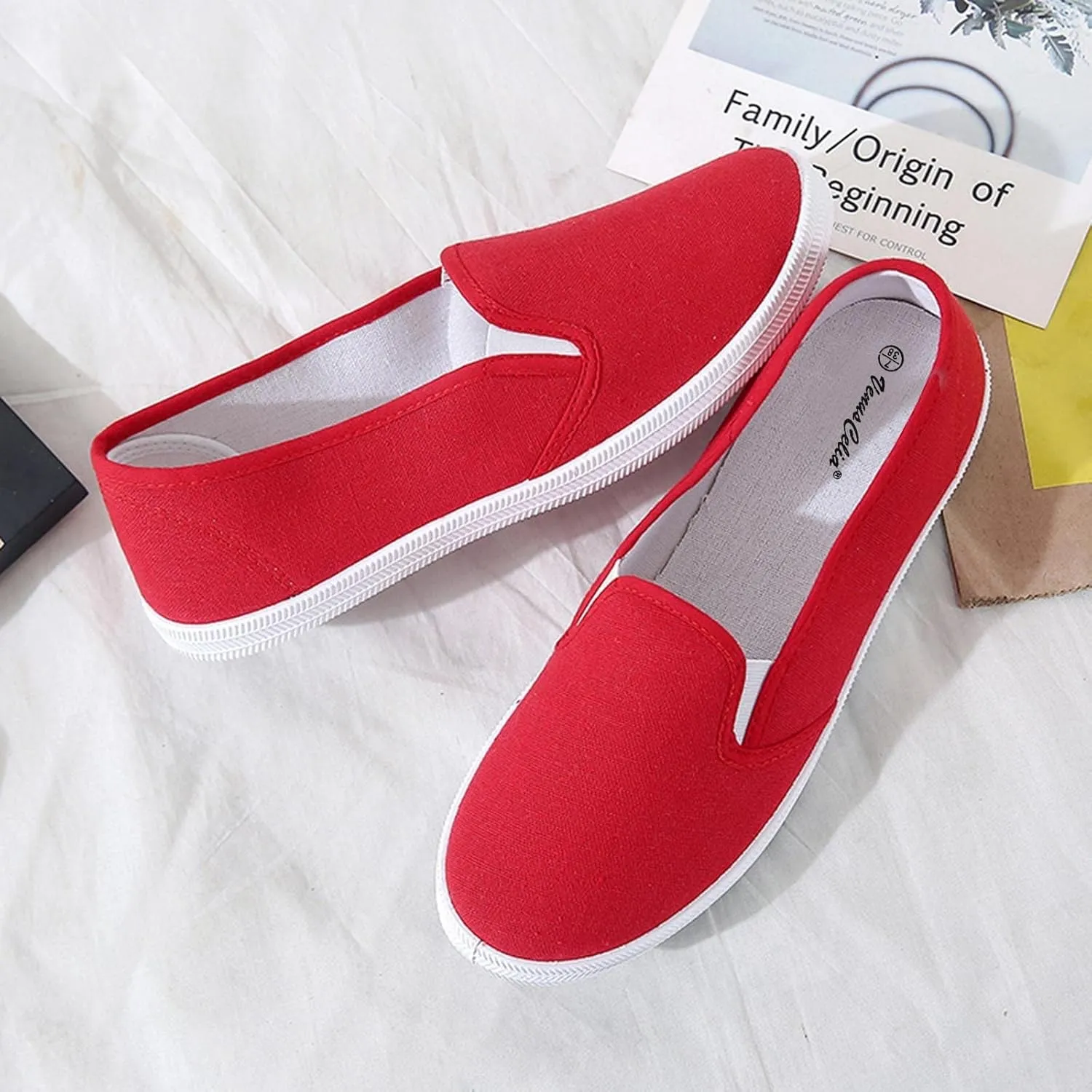 Barefoot Shoes Men Running Women Sneakers Women Loafers Shoes Casual Black Non Slip Work Shoes for Women Round Toe Flat Heel October 11-12