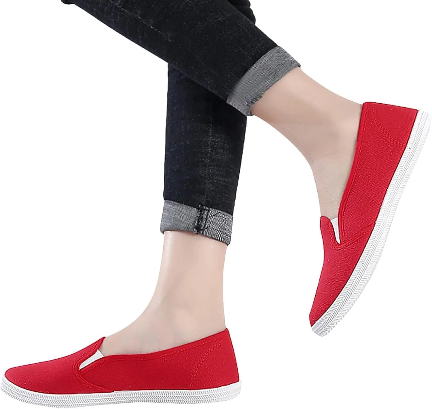 Barefoot Shoes Men Running Women Sneakers Women Loafers Shoes Casual Black Non Slip Work Shoes for Women Round Toe Flat Heel October 11-12