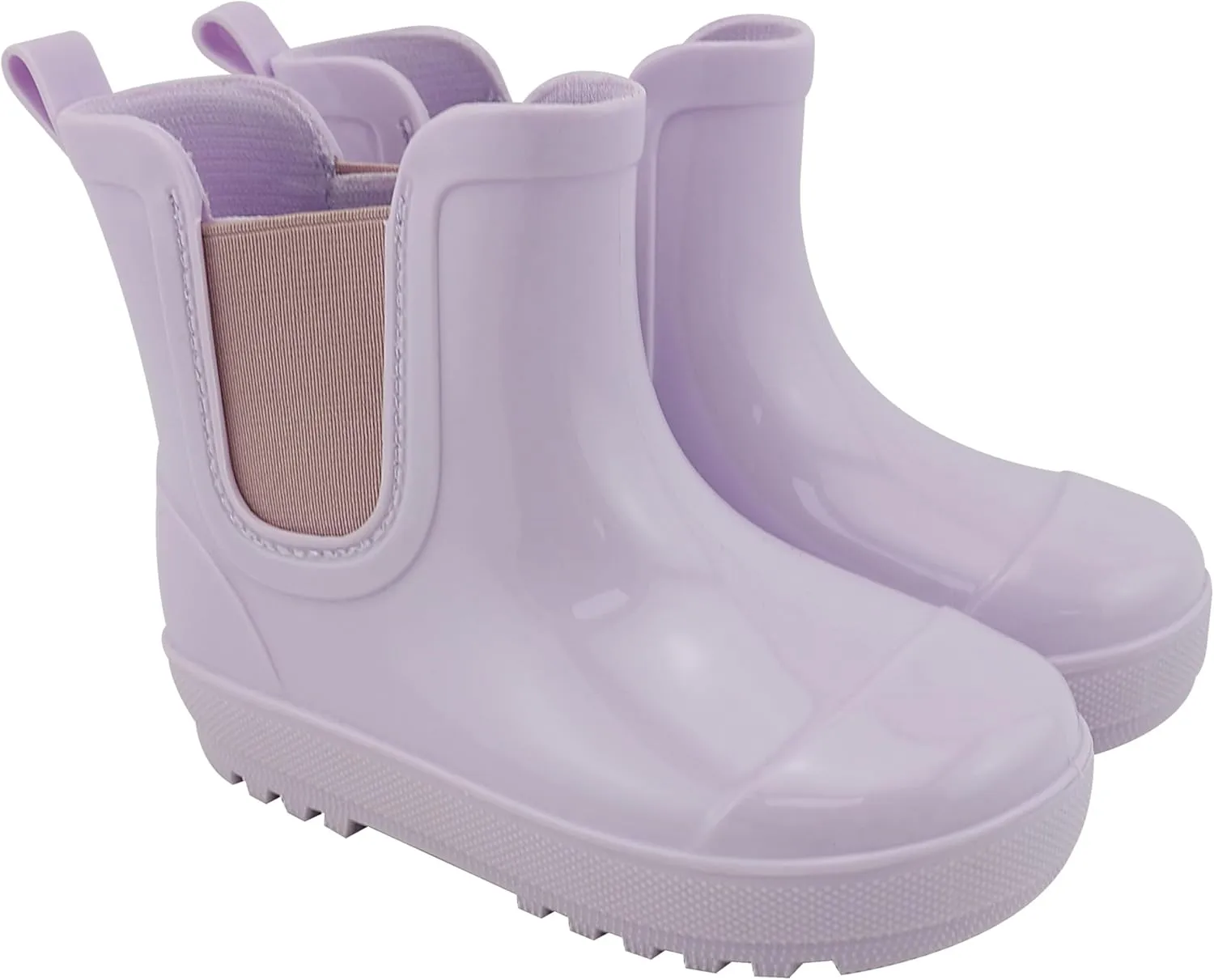 BEARPAW Toddler Rain Boots, Waterproof Rubber Kids Rainboot, Girls/Boys Light Water Shoes for Muddy Park/Hiking