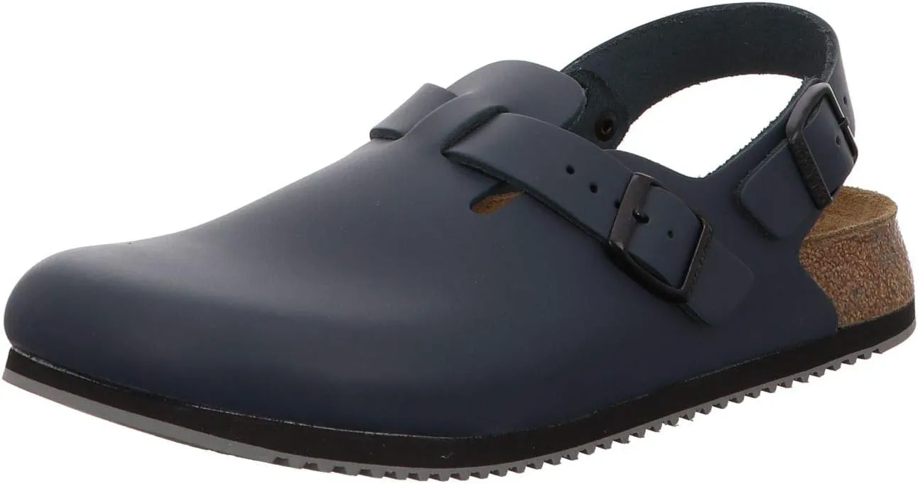 Birkenstock Tokyo/Clogs Leather - Super Sole Black