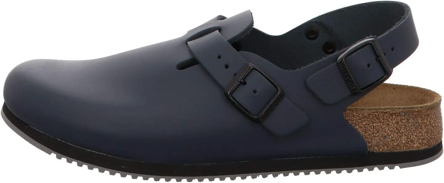 Birkenstock Tokyo/Clogs Leather - Super Sole Black
