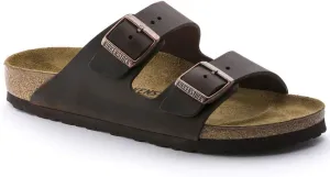 Birkenstock Unisex Arizona Leather Sandals, Brown