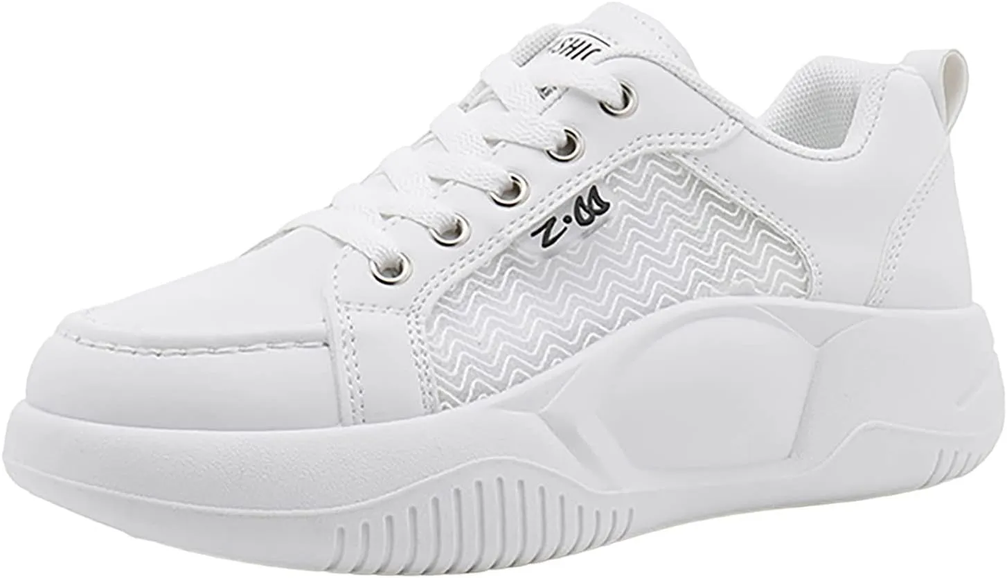 Black Platform Sneakers for Women Fashion Sneakers for Women 2023 Slip On Shoes for Women Sneakers High Top Platform Sneakers for Women Zapatos CóModos para Caminar De Mujer Con Plataforma