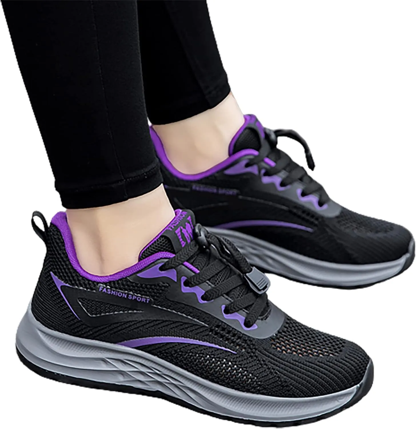 Black Sneakers Women Trendy Slip On Sneakers Women Walking Shoes Womens Casual Shoes Slip Ons Women Sneakers Size 9 Black Women's Size 8.5 Athletic Shoes