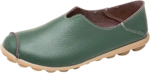 Boat Shoes Women Comfort Walking Sandals Business Casual Non Slip Loafers for Driving Closed Toe Sandals Faux Leather Dressy Loafers