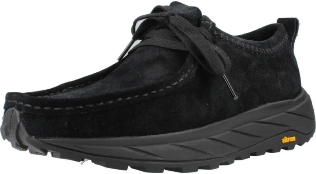 Clarks Unisex Flat Oxford Boot, Black (Black Suede), 9 US Women