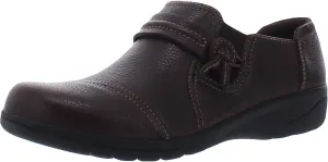 Clarks Women's Cheyn Madi Leather Ortholite Slip On Loafer Brown Size 8N