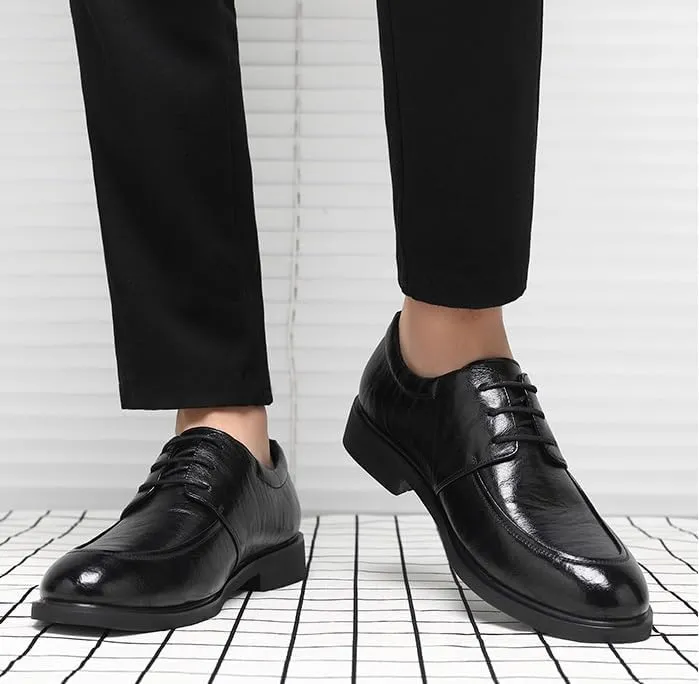 Classic Men's Dress Shoes Men Patent Leather Formal Business Oxford Shoes