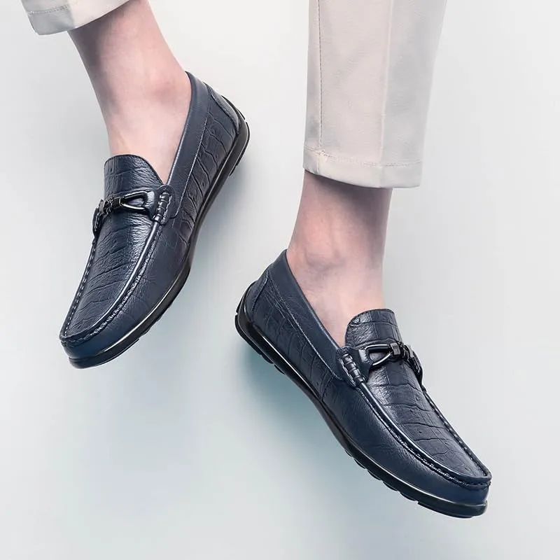 Classic Men's Leather Dress Shoes Men Fashion Luxury Slip on Formal Business Oxfords Shoes