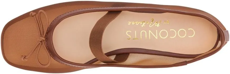 Coconuts by Matisse Womens Bronx Mary Jane Ballet Flats Casual - Brown
