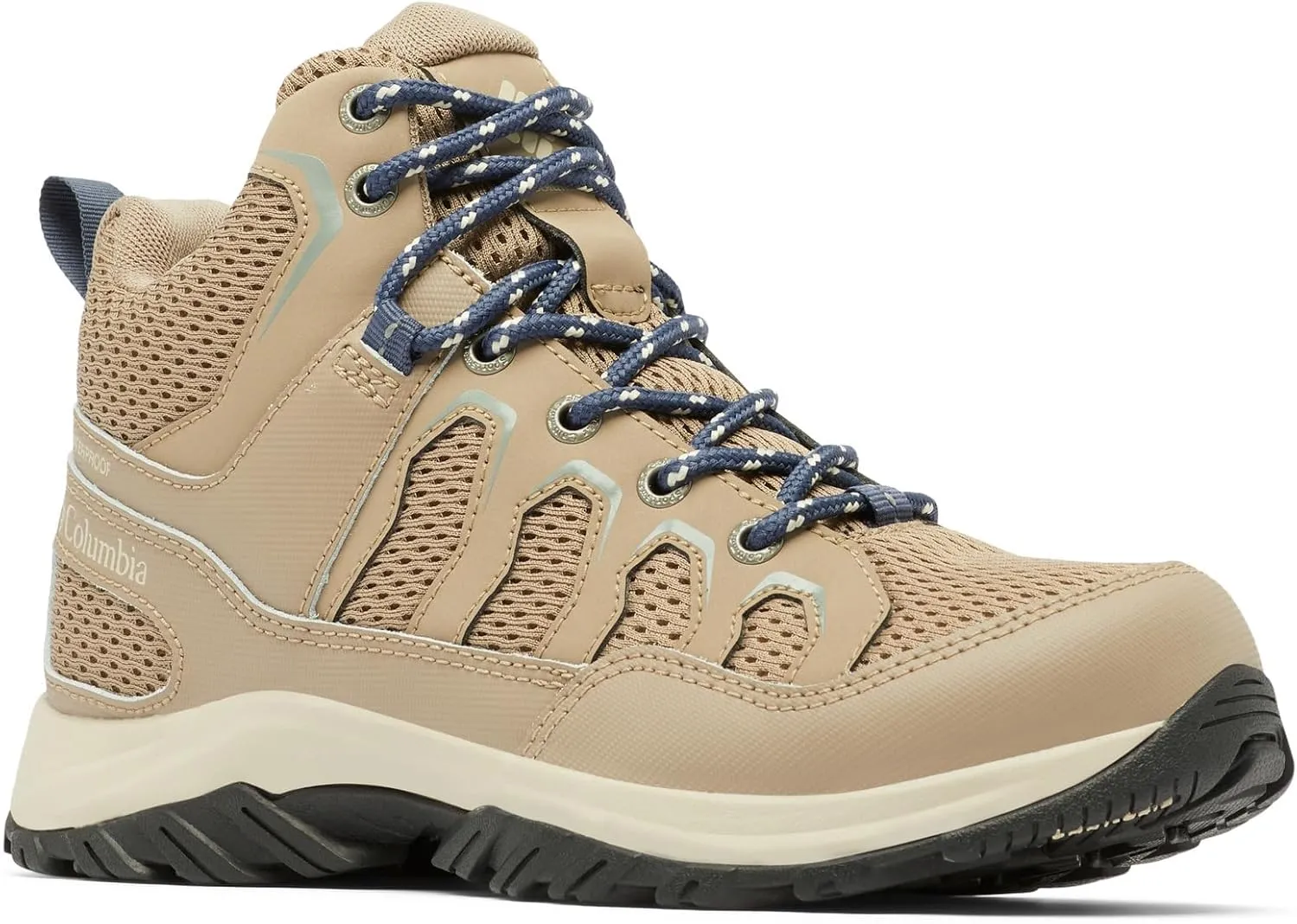 Columbia Womens Granite Trail Mid Waterproof, Ash Brown/Nocturnal, 6.5