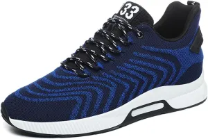 Couple Men's Elevator Shoes Men's Casual Mesh Trainers Lightweight Breathable Lace Up Sports Shoes with Mens Sneaker 626