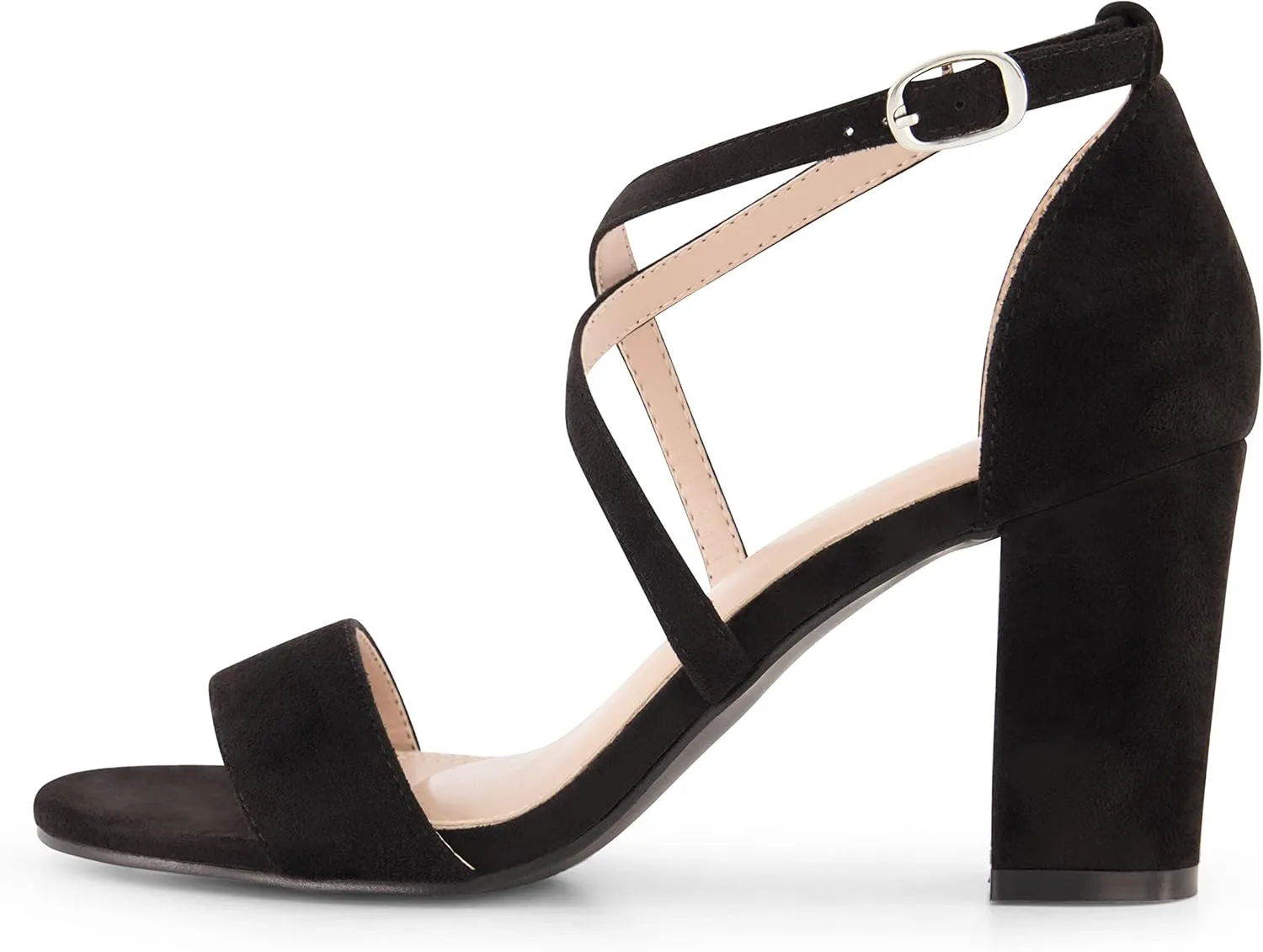 CUSHIONAIRE Women's Jules dress heel sandal with  Comfort Foam