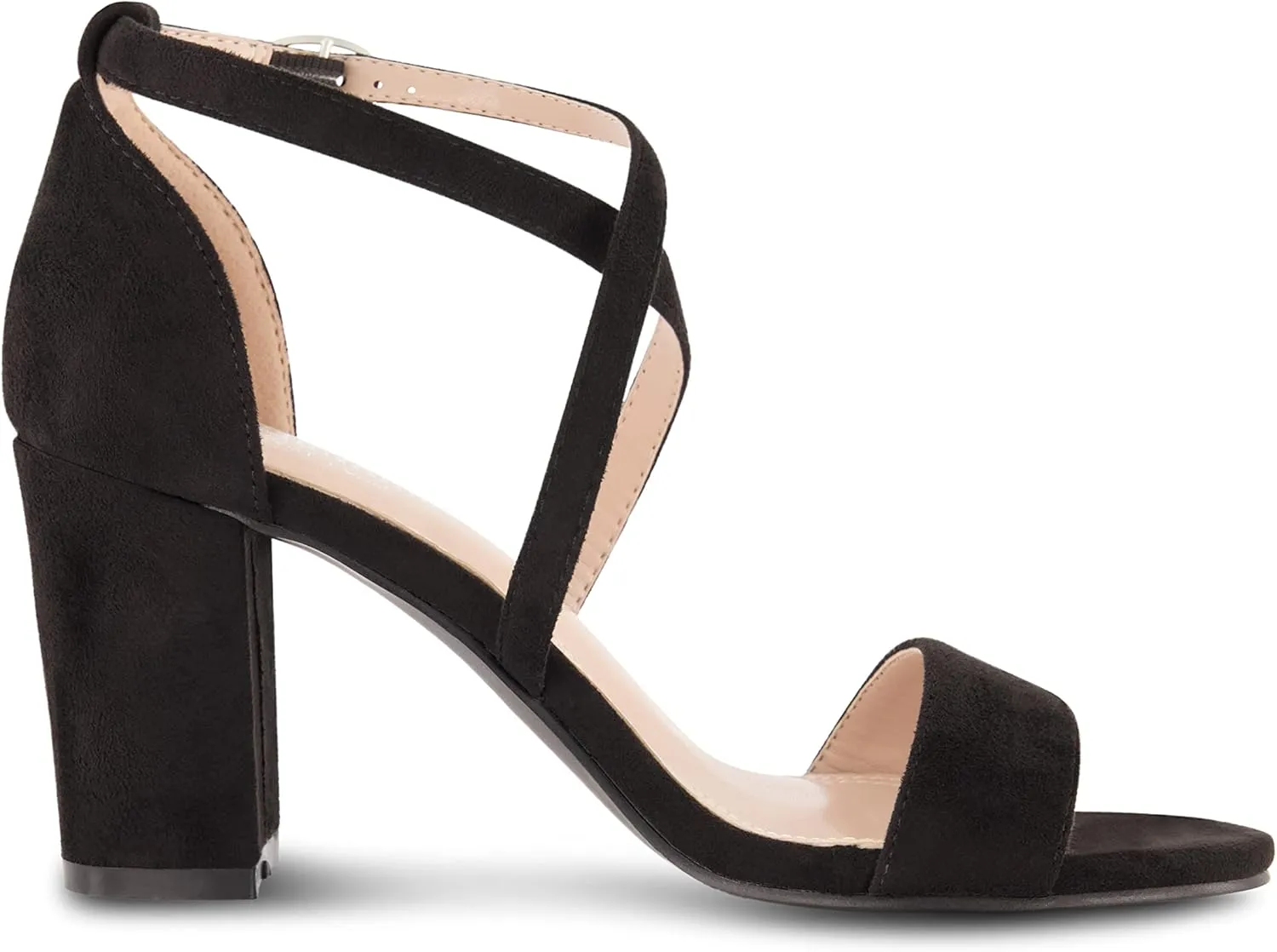 CUSHIONAIRE Women's Jules dress heel sandal with  Comfort Foam
