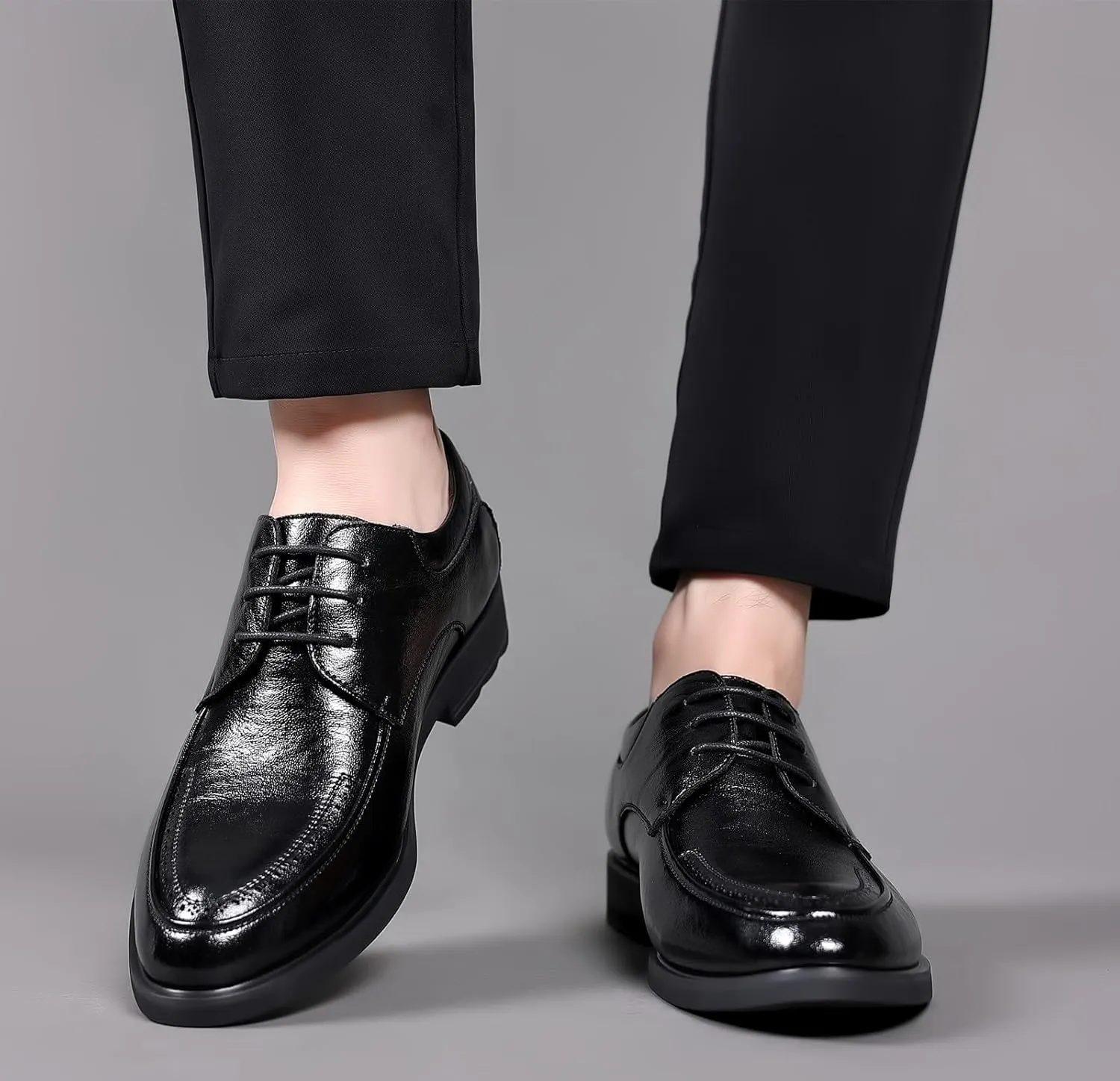 DADAWEN Men's Classic Formal Oxford Shoes Business Wingtip Lace Up Dress Shoes