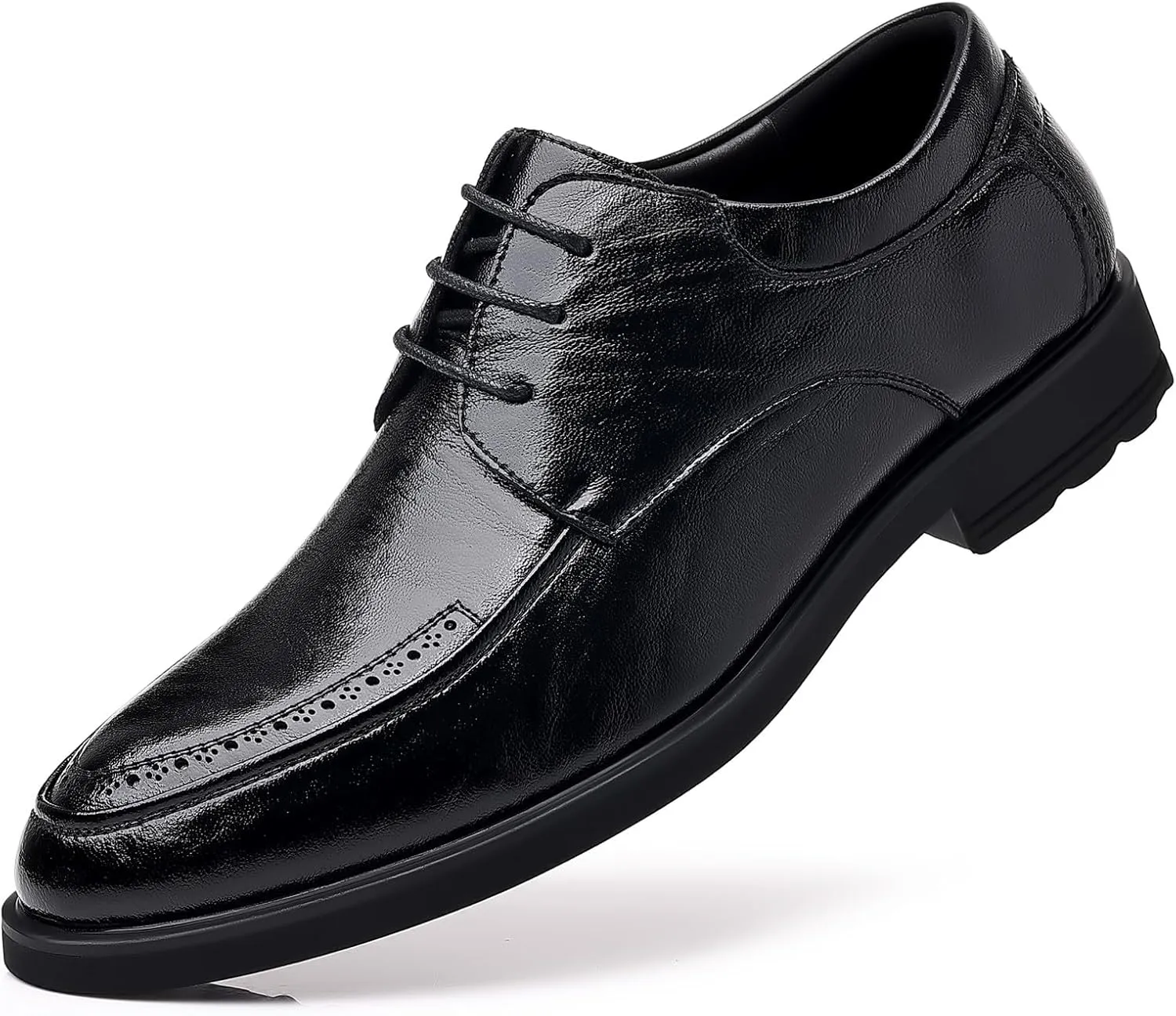 DADAWEN Men's Classic Formal Oxford Shoes Business Wingtip Lace Up Dress Shoes