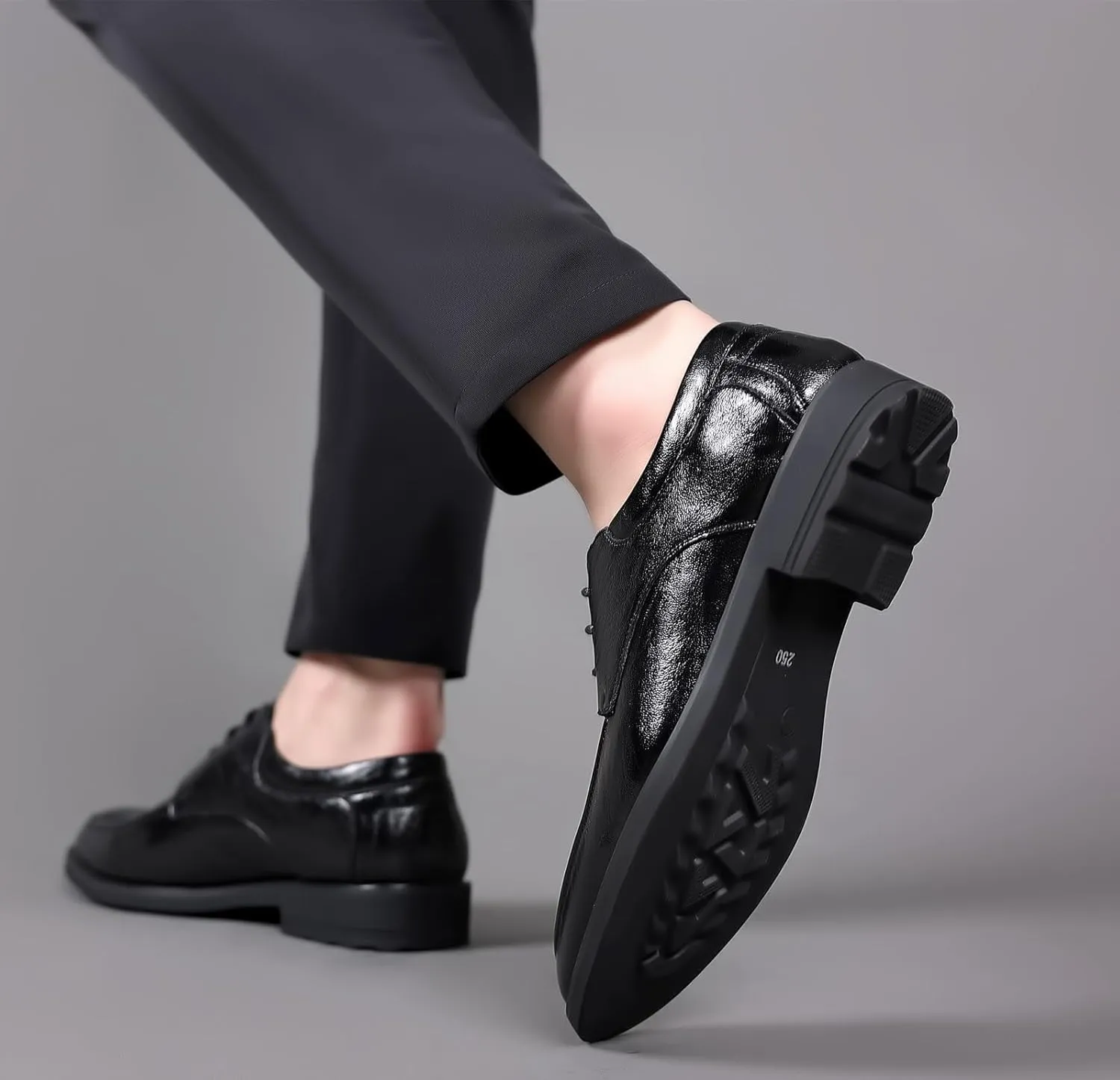 DADAWEN Men's Classic Formal Oxford Shoes Business Wingtip Lace Up Dress Shoes