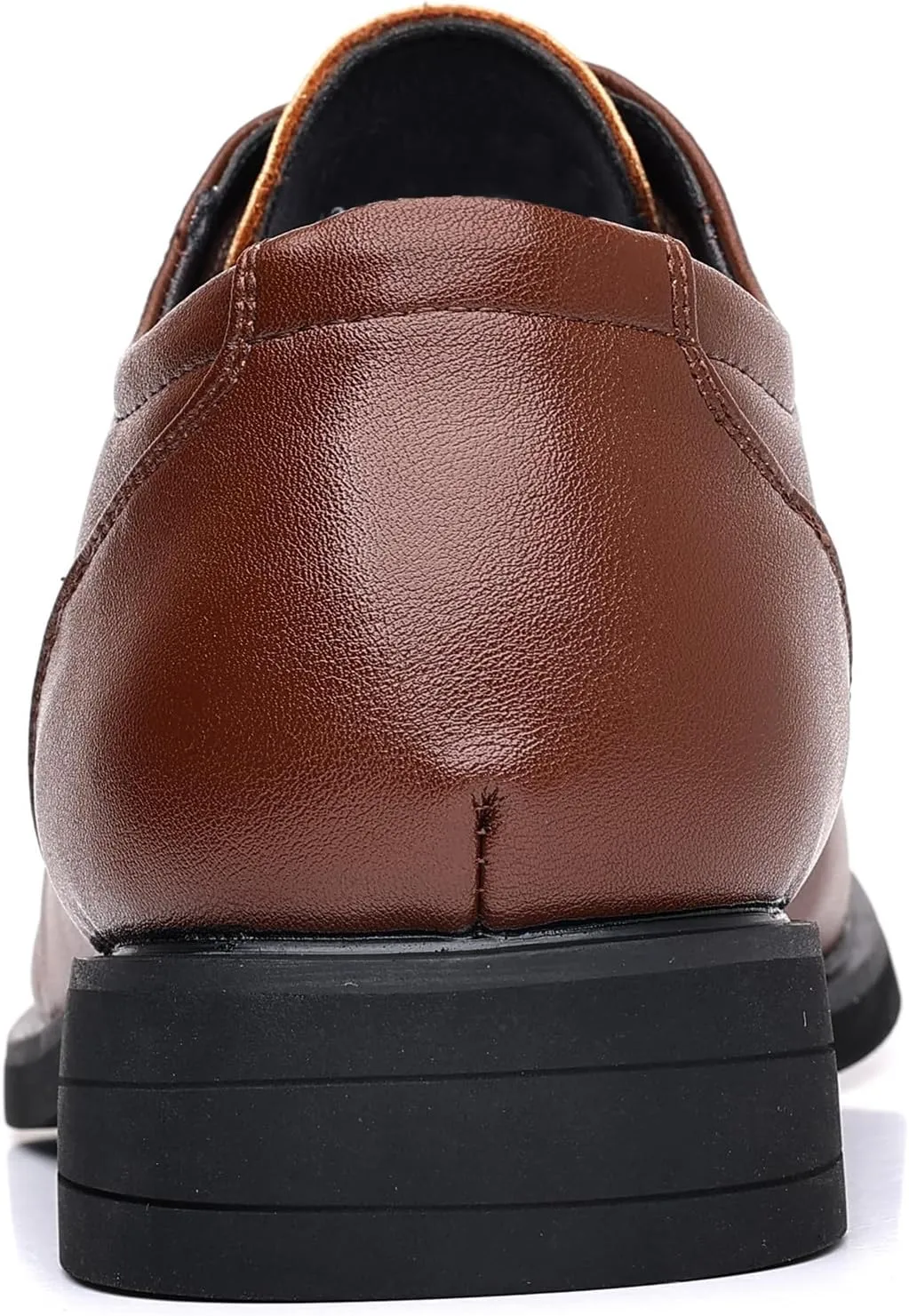 DADAWEN Men's Square Toe Business Dress Shoes Classic Lace Up Formal Oxford Shoes