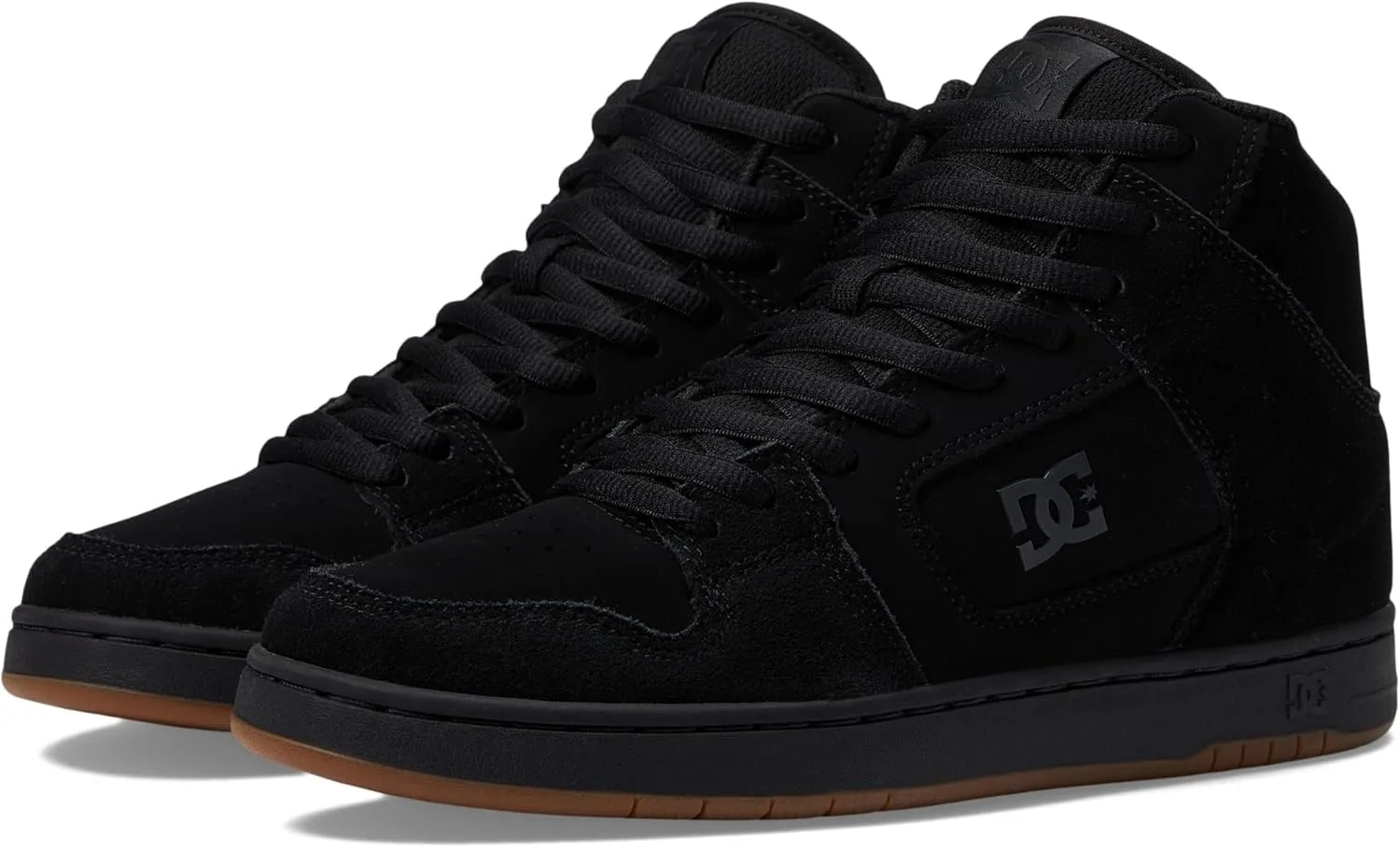 DC Men's Manteca 4 Hi High Top Casual Skate Shoe Sneaker, Black/Black/Gum, 11.5