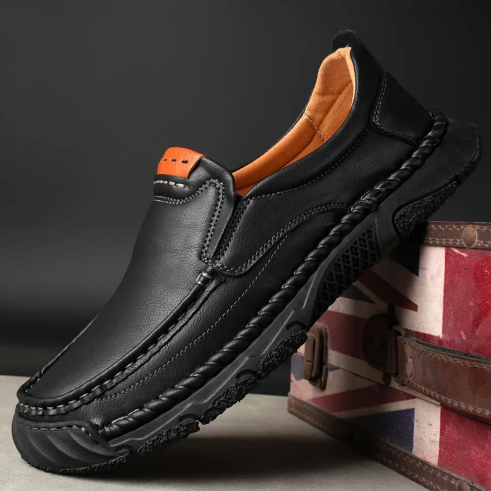 EASYANT Men Leather Loafers Shoes Fashion Slip-on Casual Driving Shoe Classic Dress Shoes Male