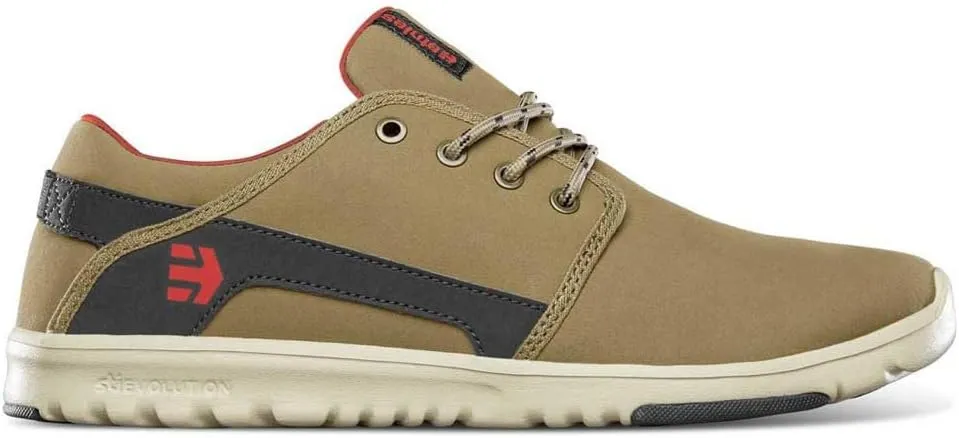Etnies Men's Scout Sneaker Skate Shoe, Brown/Black, 9