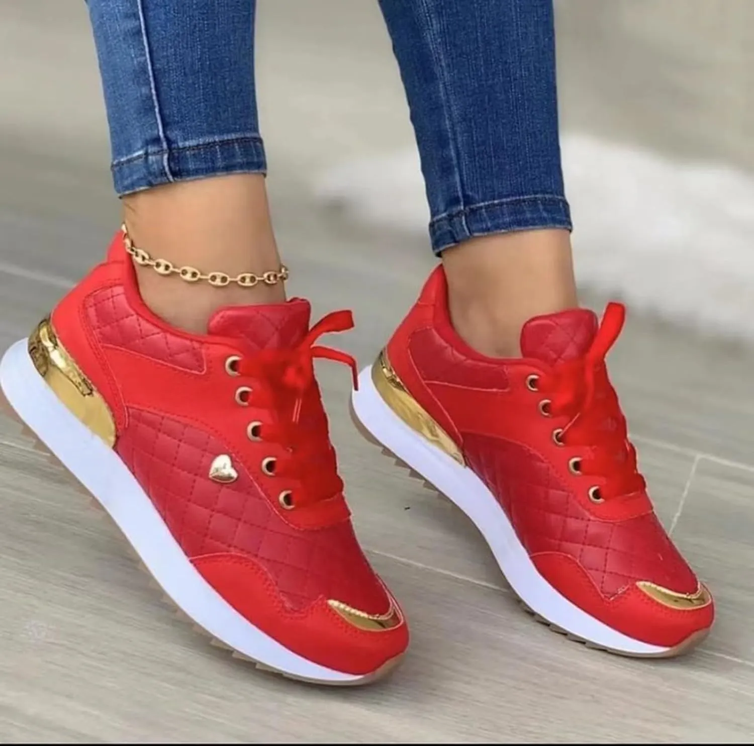 Fall Shoes for Women 2024 Walking Sneakers for Women Arch Suport Women's Loafers & Slip-Ons Flat Heel Closed Toe Christmas Sneakers for Women Slip on Non Slip Low Top Casual