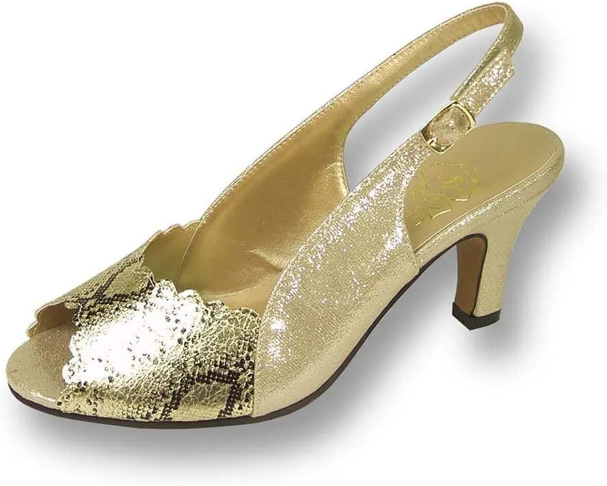 Floral Corina Women's Wide Width Two Tone Formal Dress Shoes