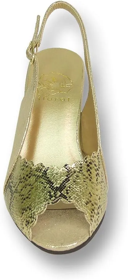 Floral Corina Women's Wide Width Two Tone Formal Dress Shoes