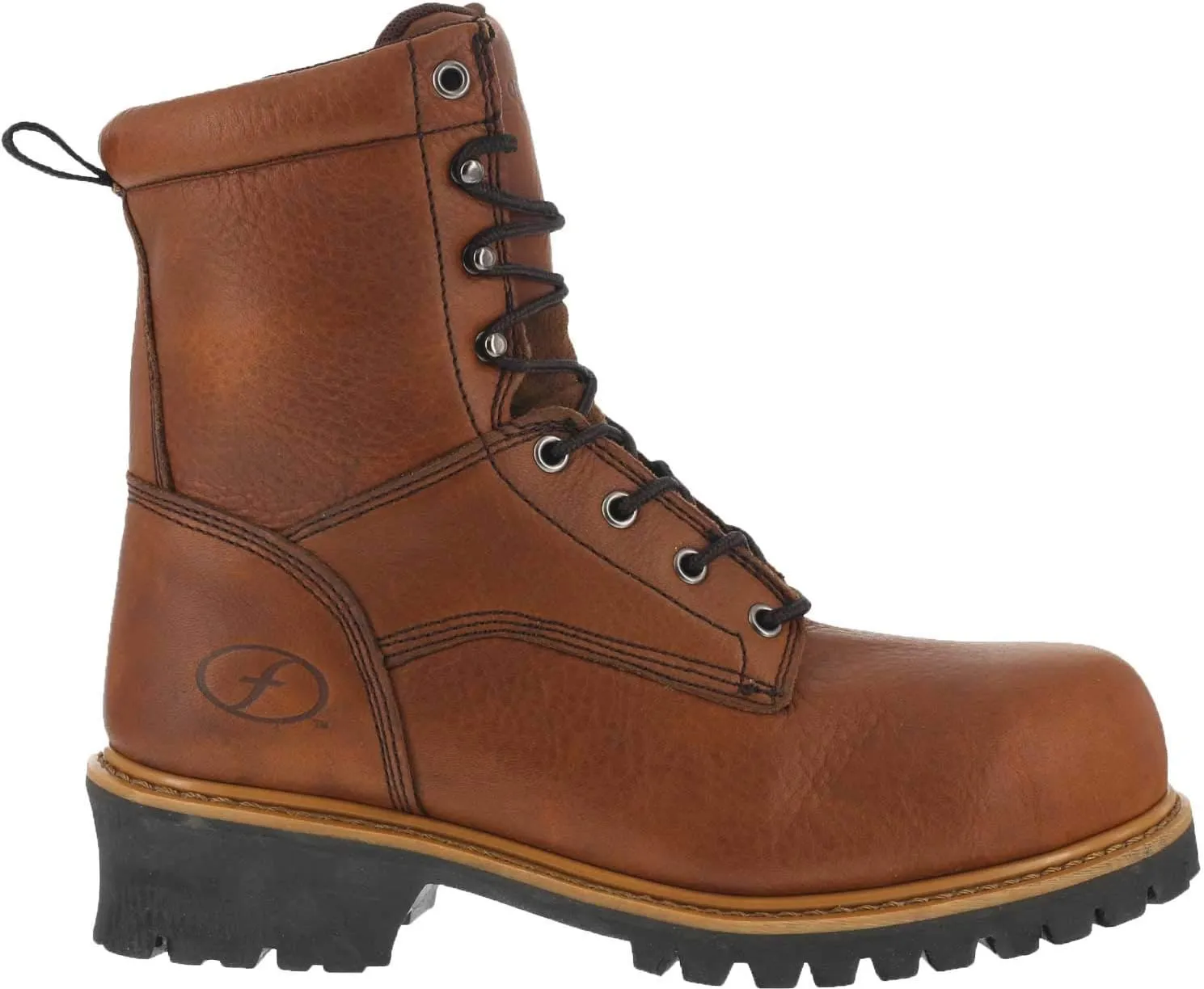 Florsheim Work Men's FE860-M Work & Safety, Brown, 6 D US
