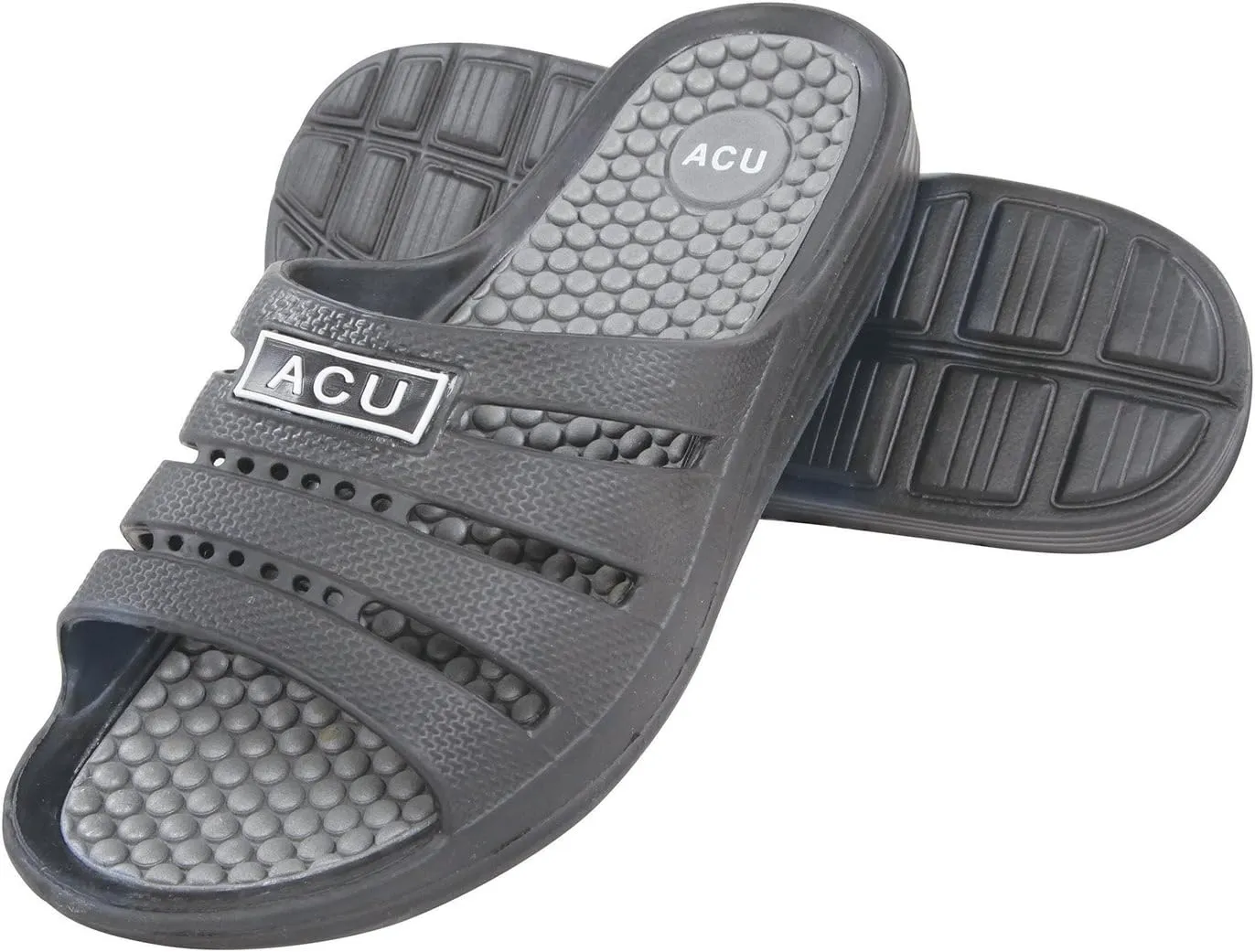 Fox Valley Traders Massaging Comfort Slides Mens