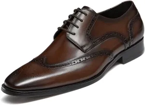GIFENNSE Men's Oxford Shoes | Mens Dress Shoes | Mens Formal Shoes | Lace Up Dress Shoes