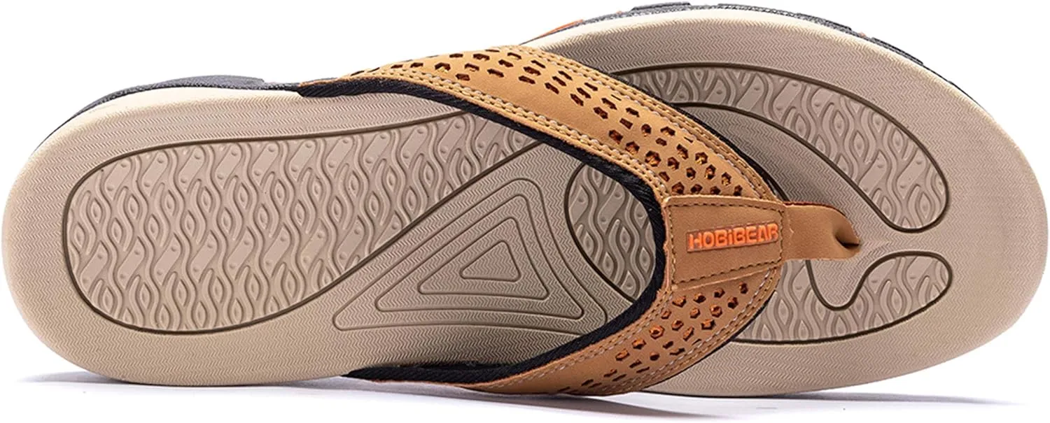 GUBARUN Mens Sport Flip Flops Comfort Casual Thong Sandals Outdoor