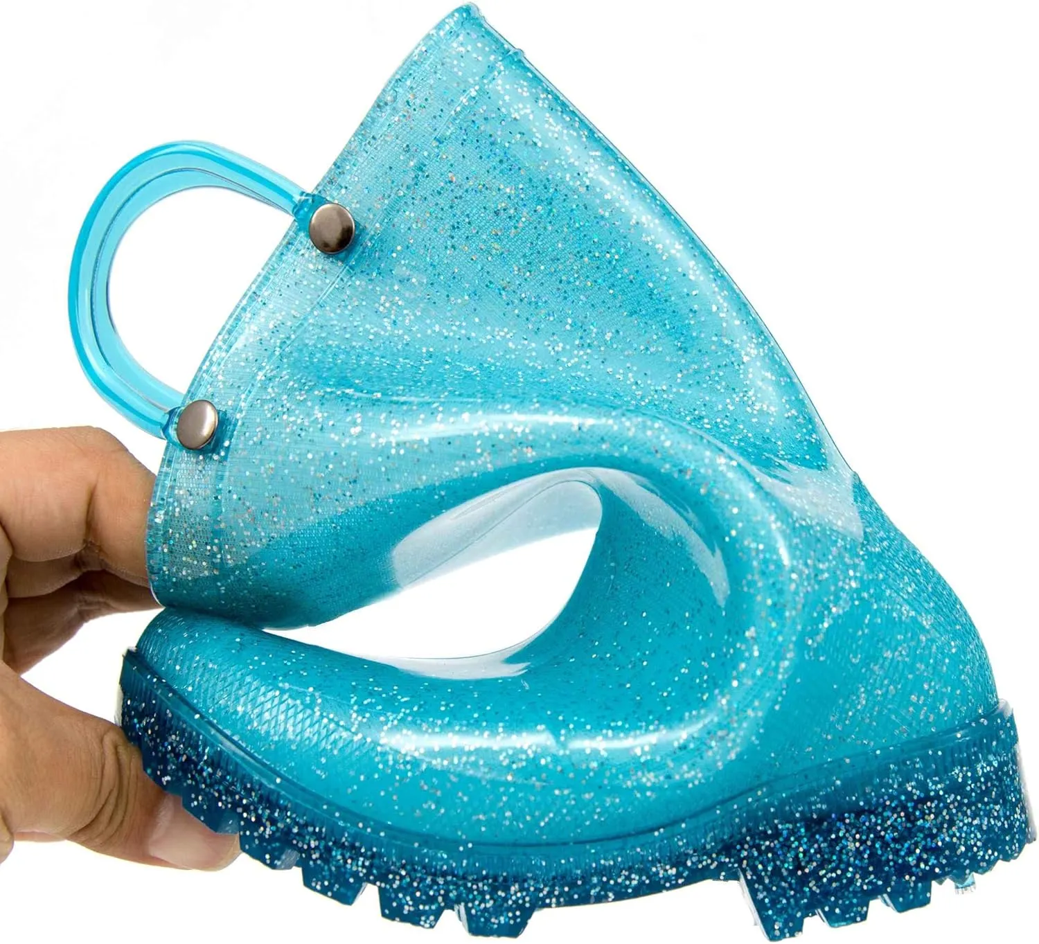 HugRain Light Up Rain Boots for Little Kids