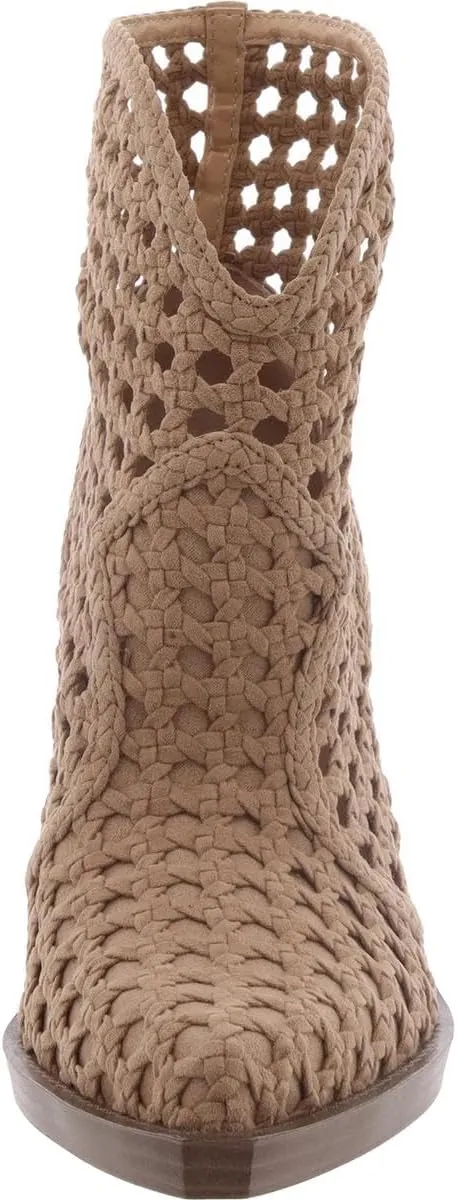 Jessica Simpson Womens Lukkah Faux Suede Ankle Boots