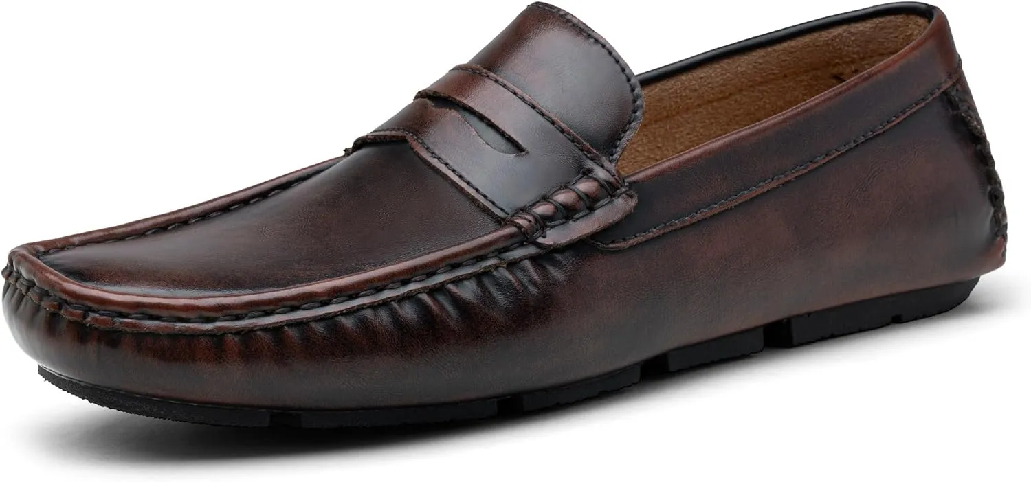 Jousen Men's Loafers Casual Slip On Shoes Soft Penny Loafers for Men Lightweight Driving Boat Shoes