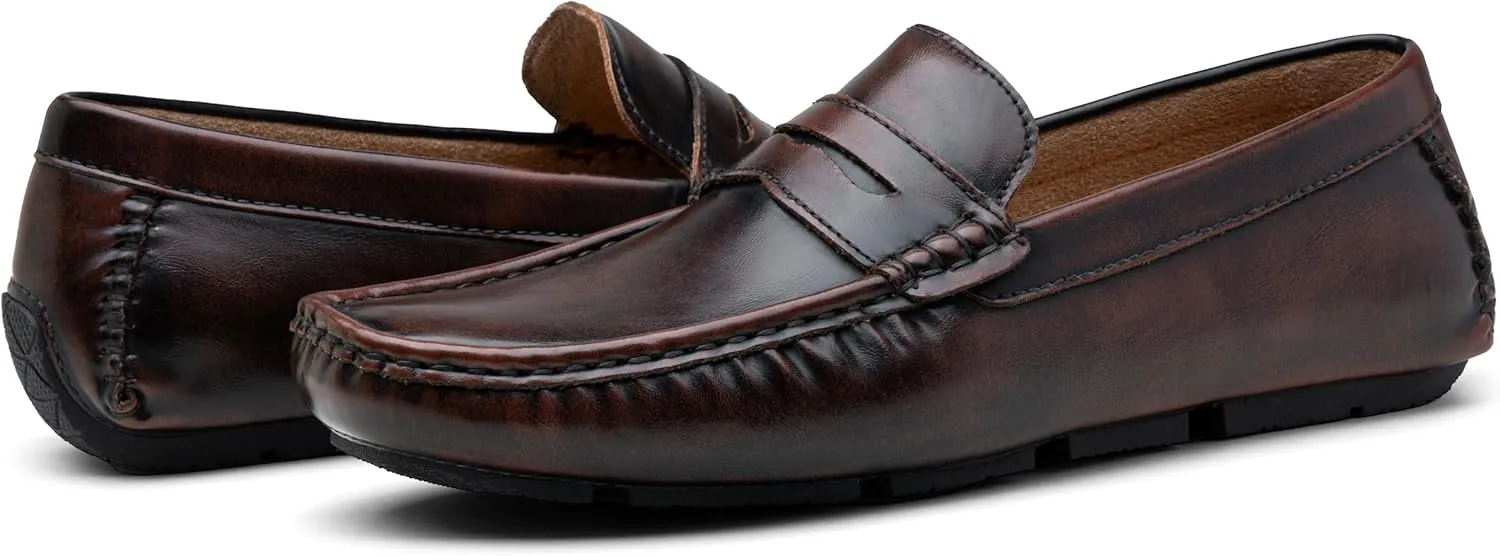 Jousen Men's Loafers Casual Slip On Shoes Soft Penny Loafers for Men Lightweight Driving Boat Shoes
