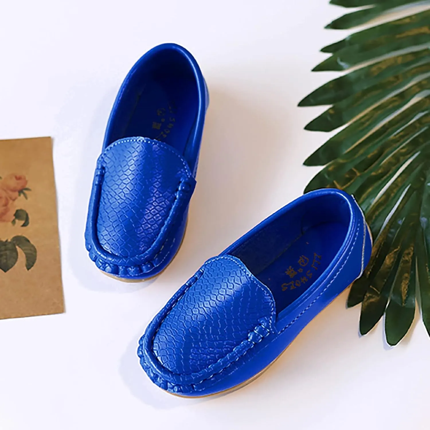 Kids Toddlers Boys Girls Loafers Casual Slip-On Moccasin Boat Dress Shoes Casual Shoes Formal Dress Shoes Toddler Girl