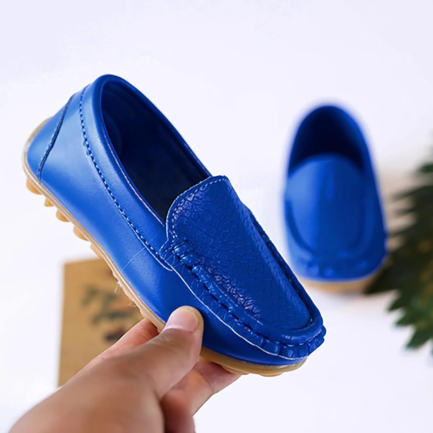 Kids Toddlers Boys Girls Loafers Casual Slip-On Moccasin Boat Dress Shoes Casual Shoes Formal Dress Shoes Toddler Girl