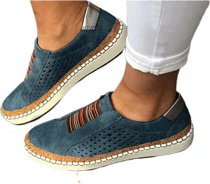 Ladmiple Shoes For Women Sneakers Slip Ons Comfort Casual Canvas Shoes Dressy Summer Fashion Walking Flats Loafers