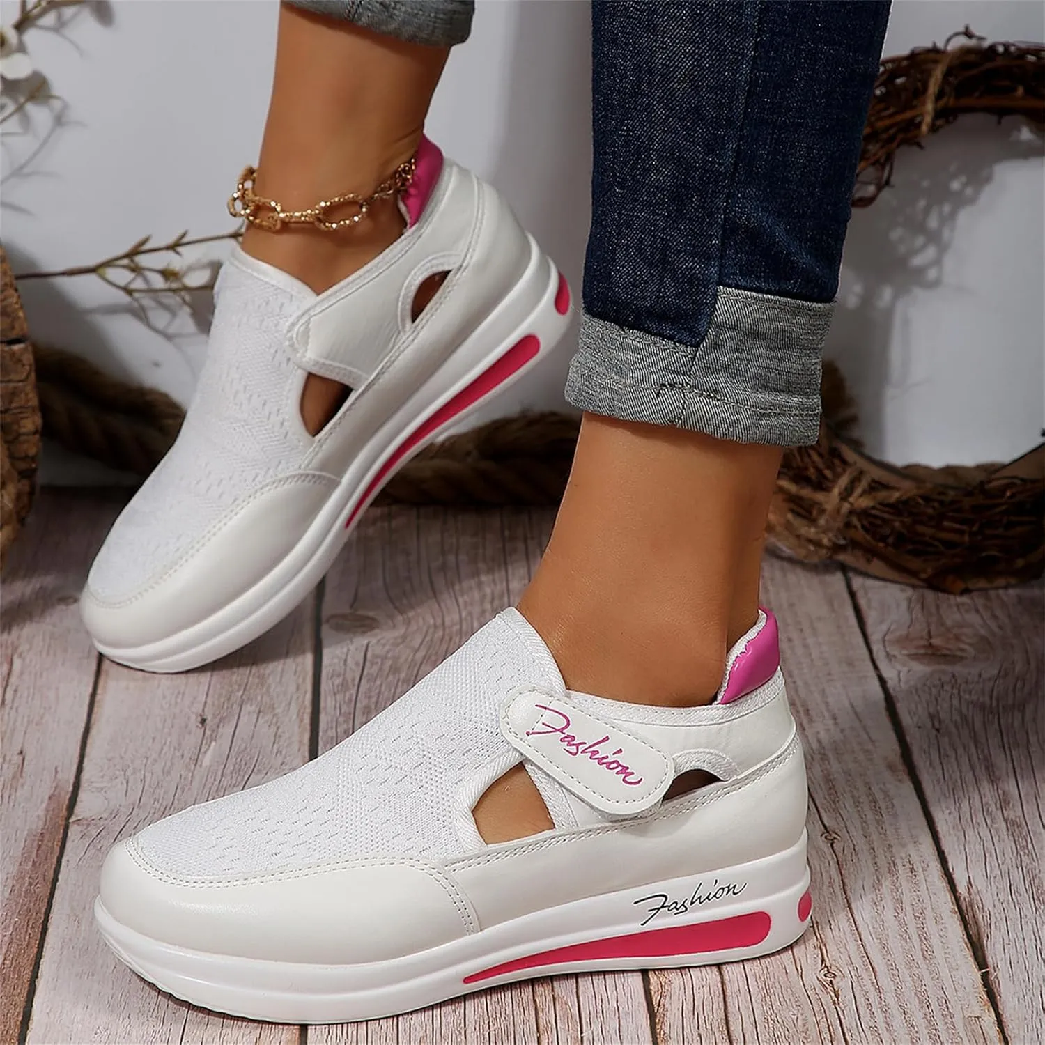 Ladmiple Shoes For Women Sneakers Slip Ons Comfort Casual Canvas Shoes Dressy Summer Fashion Walking Flats Loafers