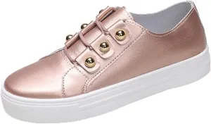 Ladmiple Sneakers For Women Slip On Low Top Casual Walking Shoes Dressy Summer Fashion Comfort Non Slip Flats Loafers