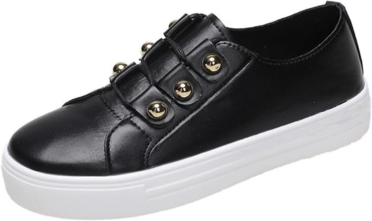 Ladmiple Sneakers For Women Slip On Wide Width Canvas Shoes Fashion Casual Dressy Summer Low Top Flats Walking Loafers