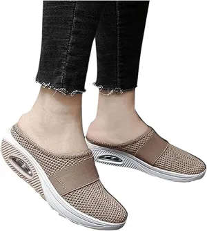 Ladmiple Sneakers For Women Walking Shoes Arch Support Fashion Dressy Casual Summer Comfortable Slip on Flats Loafers