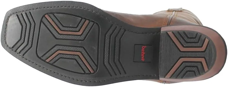 Laredo Mens Williams Leather Square Toe Casual Boots Mid Calf - Brown