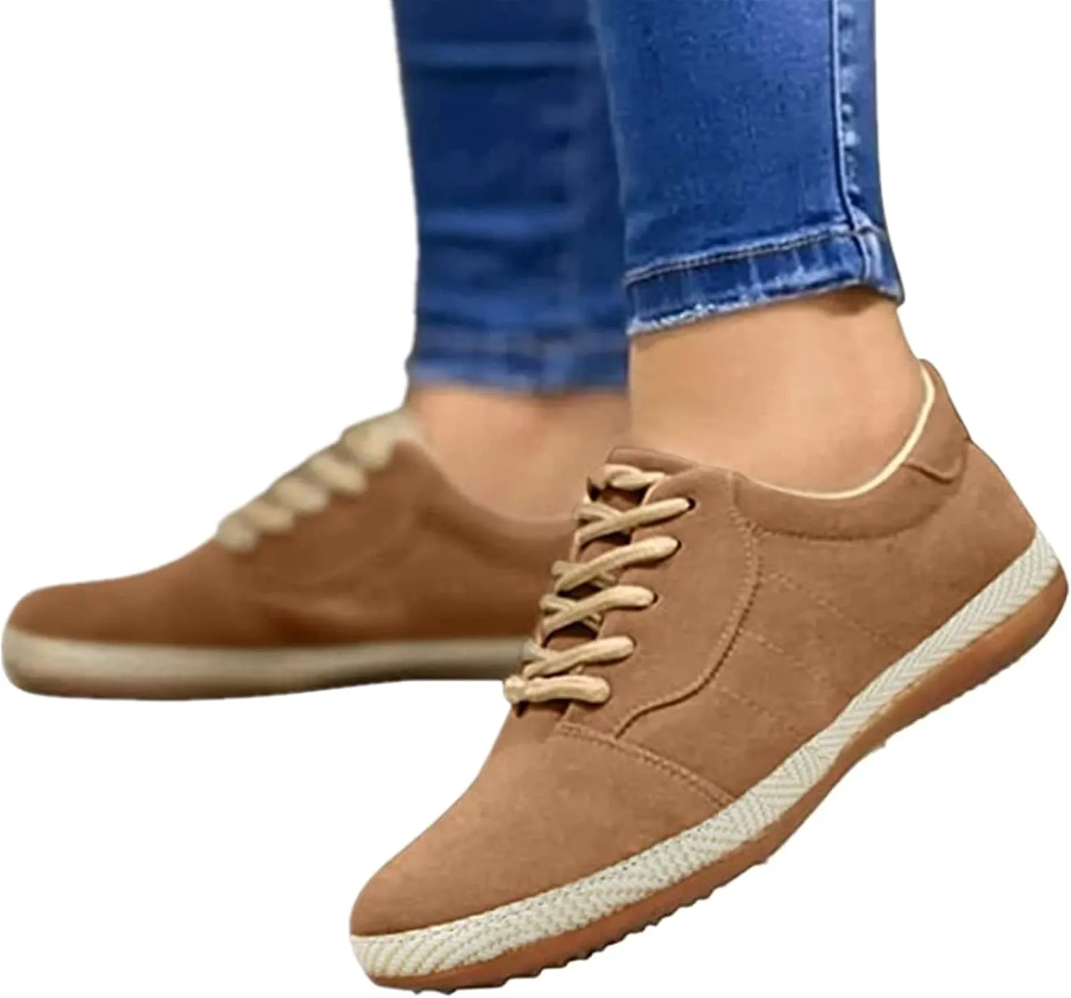 Lausiuoe Shoes For Women Flats Comfortable Dressy Canvas Low Top Sneaker Casual Fashion Slip On Comfort Walking Loafers