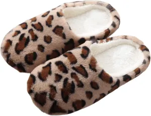 Lausiuoe Slippers For Women Fuzzy Closed Toe House Slippers Soft Furry Fur Cozy Memory Foam Winter Warm Slip On Slippers